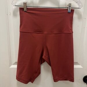 🍋 LIKE NEW Lululemon Align Super High-Rise Short 10" in Chianti - Sz 8